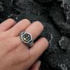 Men's retro marine ring, European style