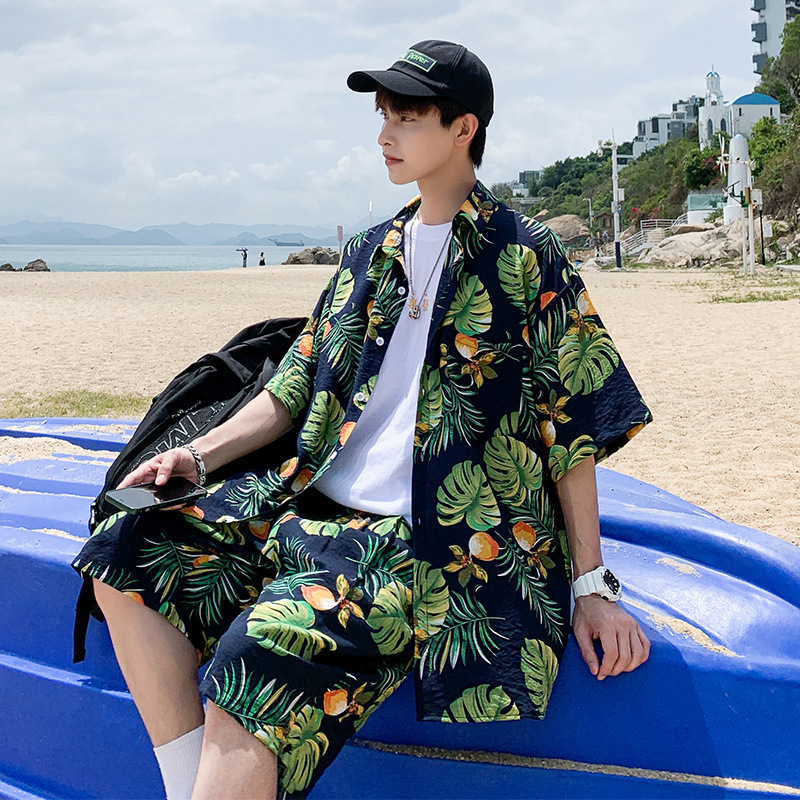 1129 남색 정장 [[셔츠 + 반바지