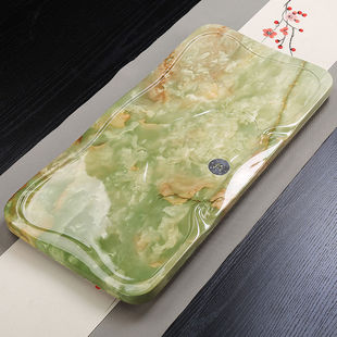 Whole Stone Tea Tray Kung Fu Tea Set European Style Simple Modern Stone Tea Tray Straight Row Wholesale