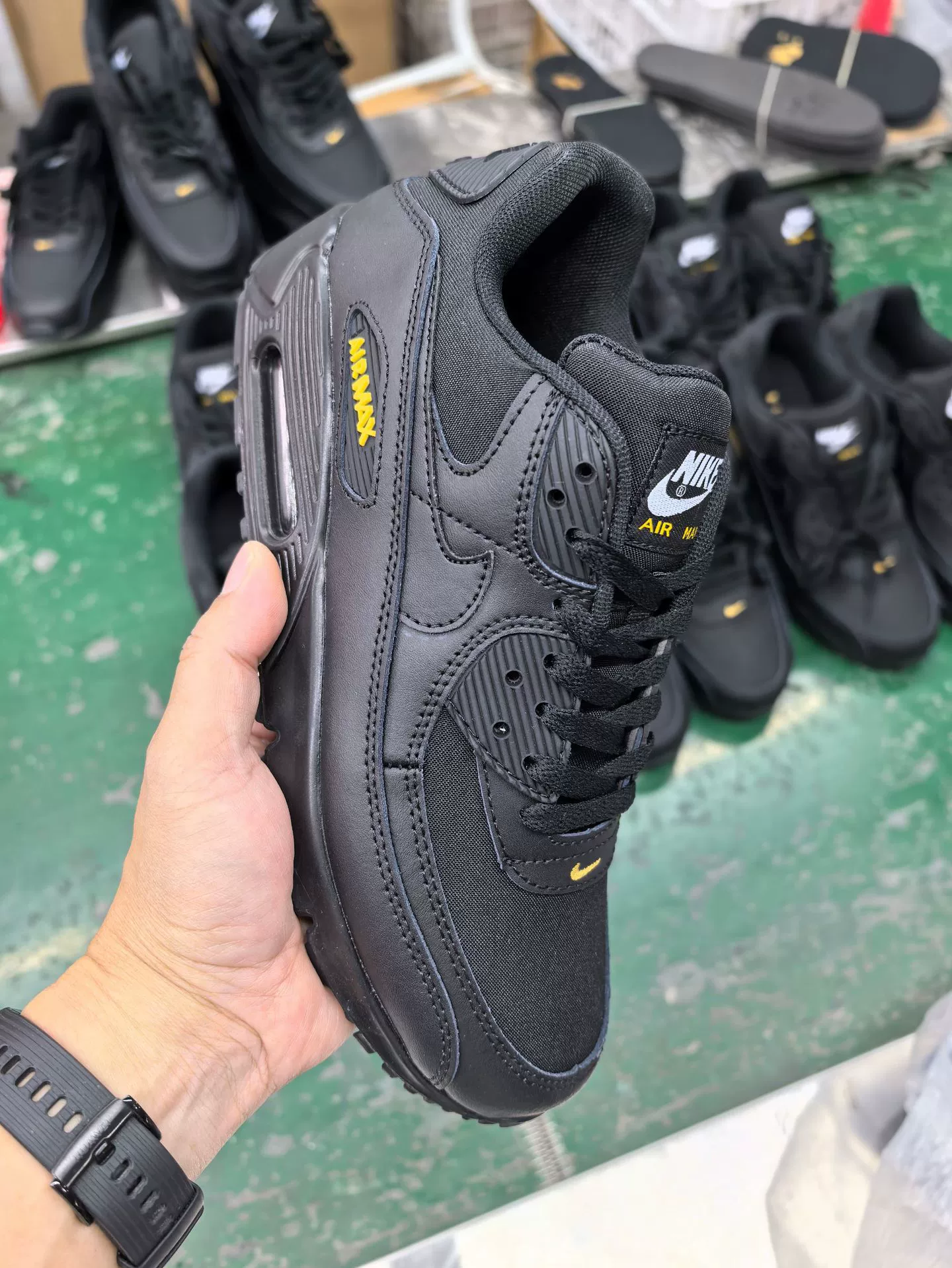 Кросс-граничная внешнеторговая Путянь обувь Air Max90 воздушная подушка сетчатые повседневные спортивные кроссовки европейский стиль высокий уровень спортивной обуви