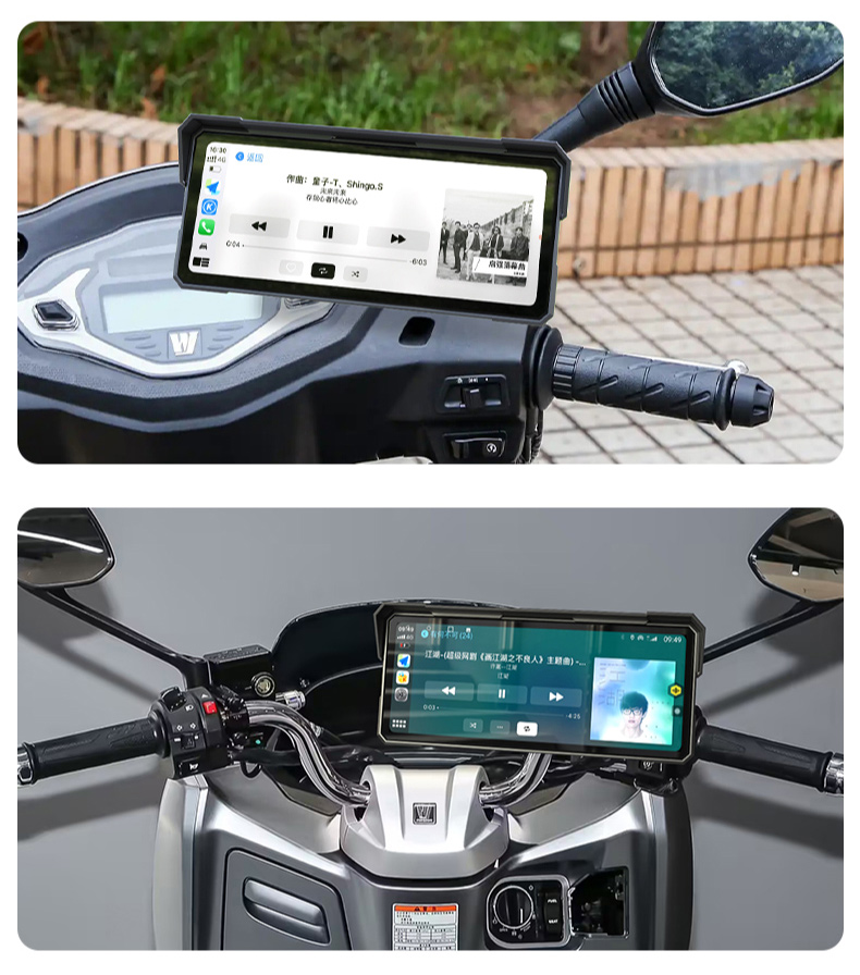 Jiuyin Motorcycle Smart Car Navigation Device Motorcycle Driving Recorder All-In-One Machine