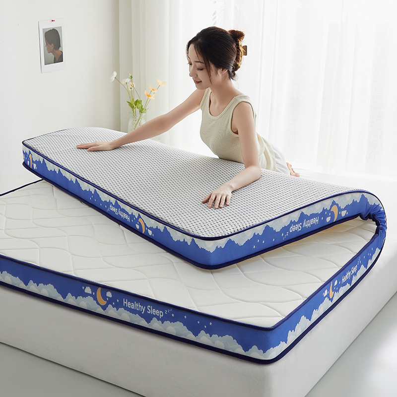 운해 - 파란색과 흰색 9cm [고그램 니트 면 원단, 편안함, 통기성, 항균 및 진드기 방지]