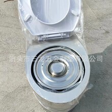 跨境不锈钢旱厕坐便器人防用旱厕马桶 战时干式集便器 304免水冲