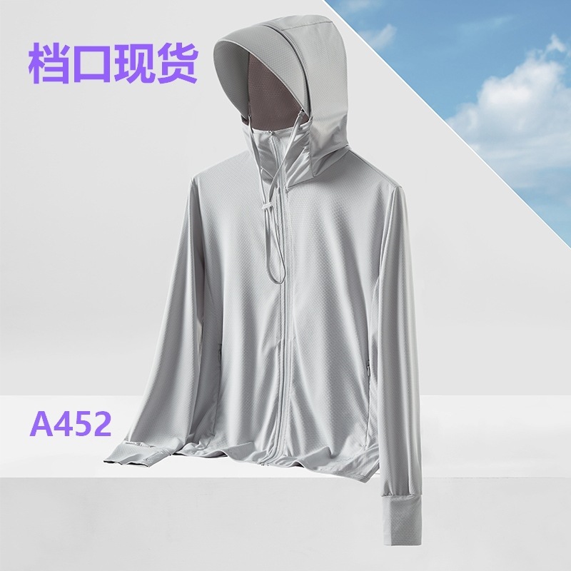 K4 [en stock] nuevo chaqueta con capuzas de verano ropa de protección solar para hombres y mujeres ropa de piel para hombres image 1