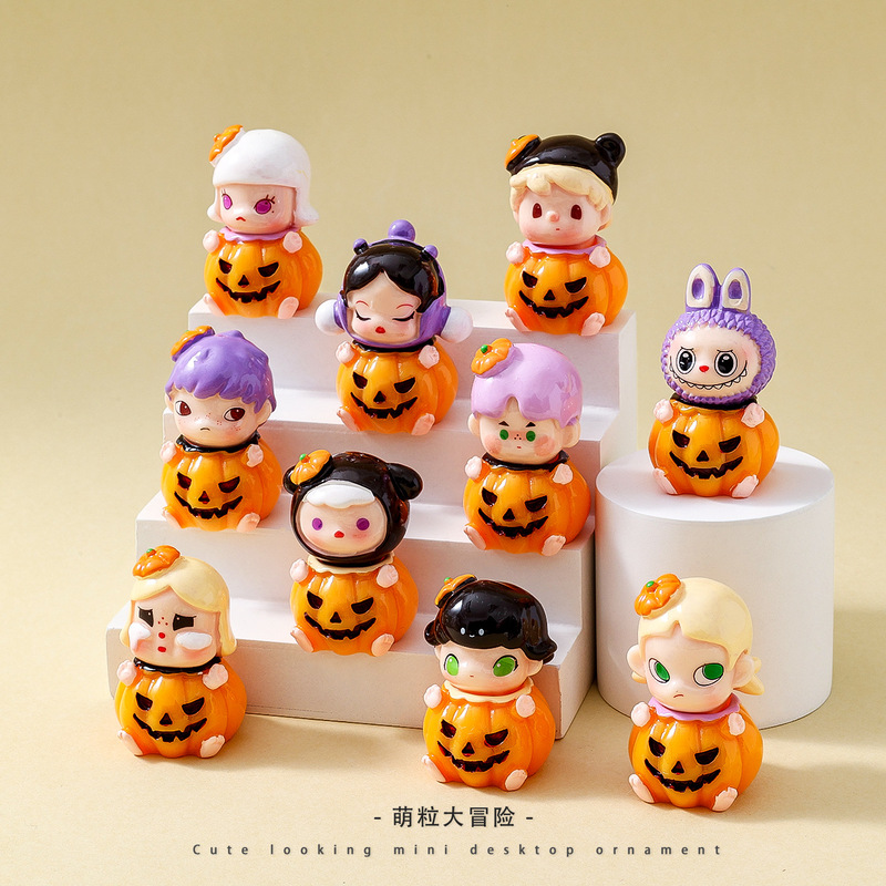 Halloween Pumpkin Series Cute and Funny Pumpkin DIY Desktop Ornaments Live Pairing Blind Bag Wholesale Halloween Pumpkin Series Cute and Funny Pumpkin DIY Desktop Ornaments Live Pairing Blind Bag Wholesale