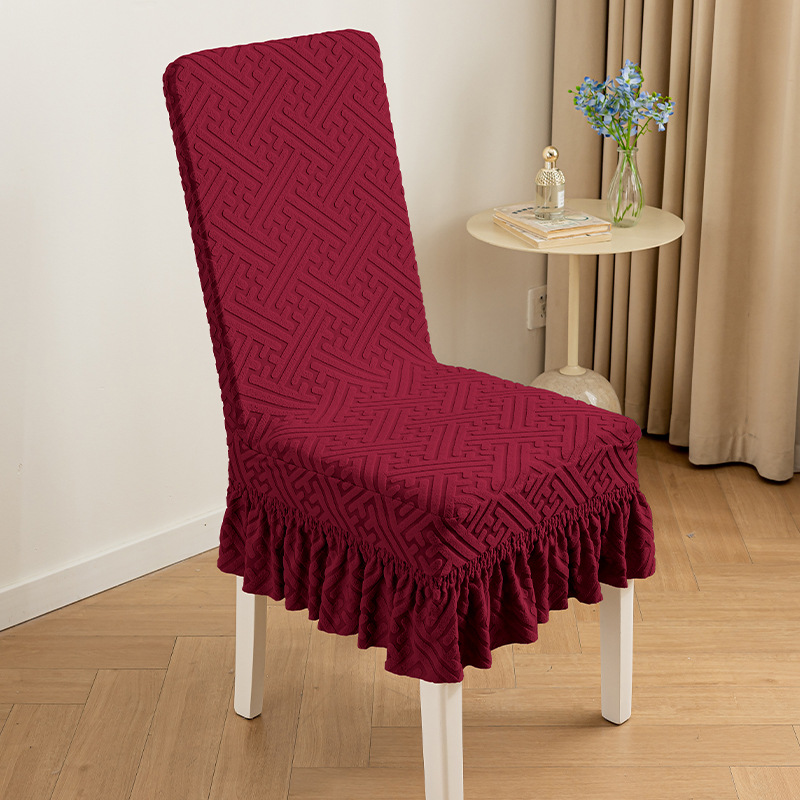 Cubierta de asiento elástico espesa esponja cojín integral cuatro estaciones general simple asiento de mesa de comedor cubierta de asiento cojín de invierno