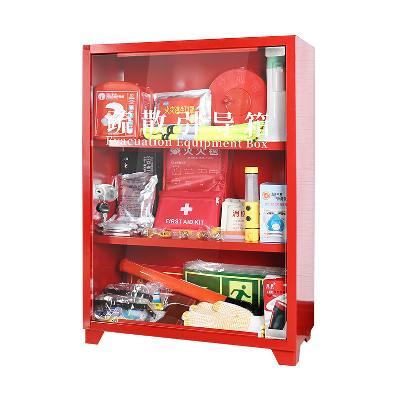 Fire Evacuation Guide Box, Evacuation Box, Transparent Glass Emergency Supply Cabinet for Schools, Hotels, and Guesthouses, Escape Tool Box Fire Evacuation Guide Box, Evacuation Box, Transparent Glass Emergency Supply Cabinet for Schools, Hotels, and Guesthouses, Escape Tool Box
