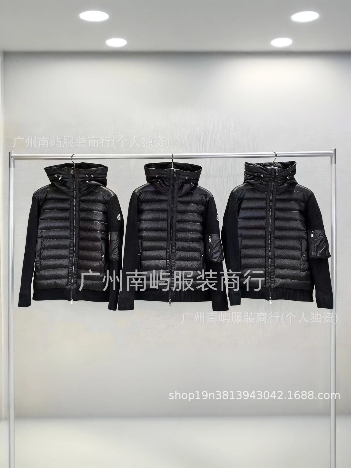 Knitted fashionable keep warm down jacket for men and women with…