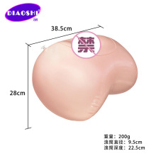 充气炮架男女两用蜜桃臀成人情趣用品充气坐垫加阳具倒模一件代发