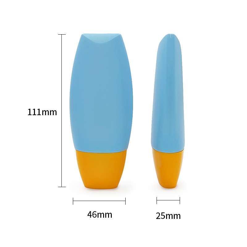 厂家直供新款40ml隔离护手霜防晒瓶分装瓶化妆品包材便携款可换色