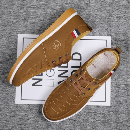 Spring breathable men's shoes for men's casual non-skid shoes canvas shoes for men's work running shoes Korean style versatile trendy shoes