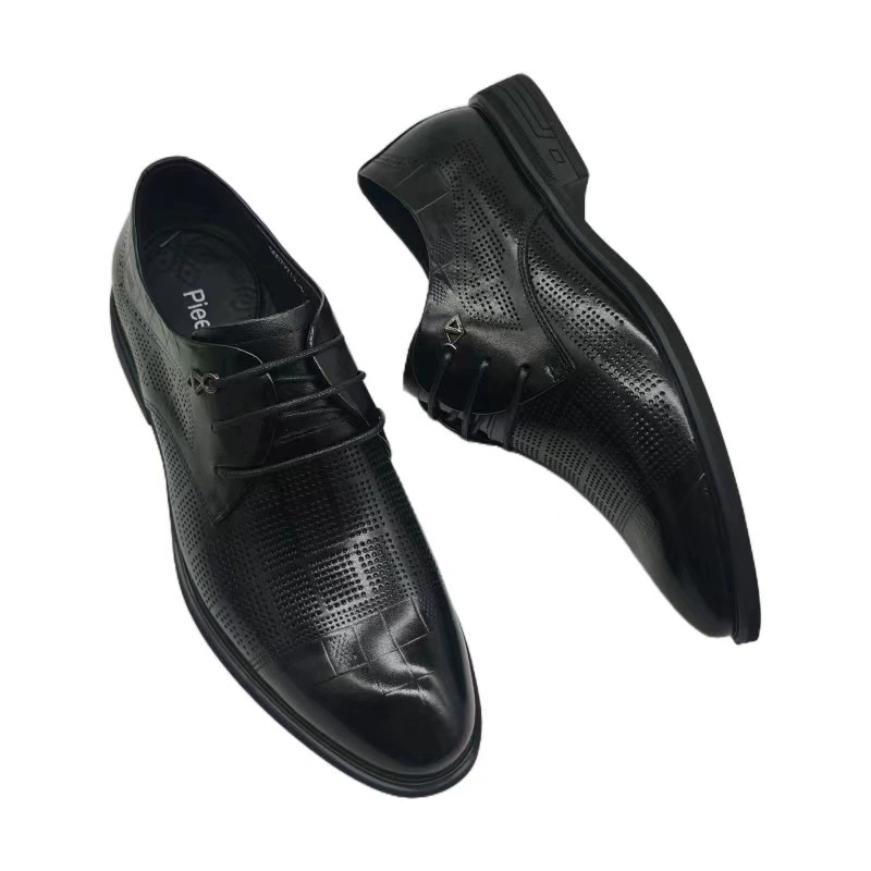 D00797 кожаные мужские кожаные ботинки Мягкая кожаная мужская обувь подлинная обувь летняя пробка сандалии шнуровка дышащая деловая мужская