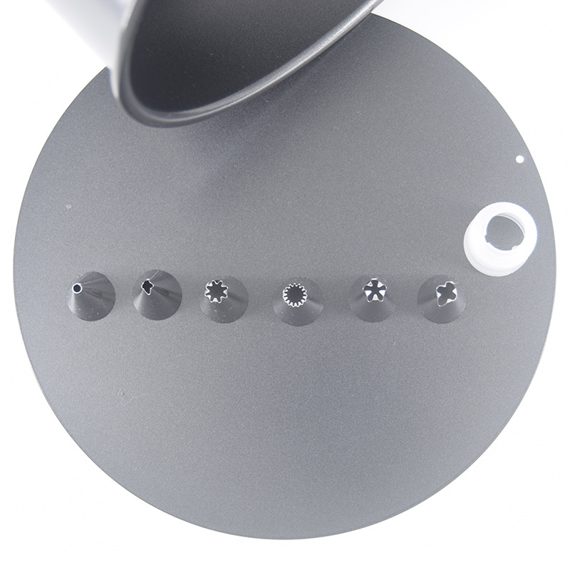 Decorating nozzle set small 6+1 cream nozzle set stainless steel nozzle cake decorating set baking tools