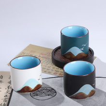 国潮高档马克杯礼品茶具小套装陶瓷杯子礼盒装茶杯伴手礼印制logo