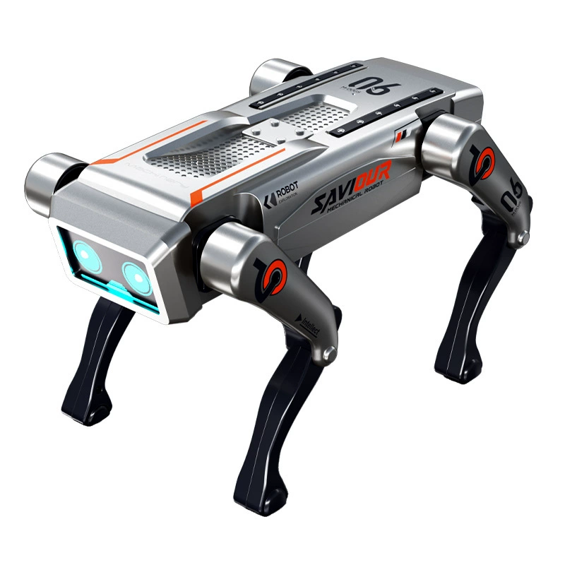 Artificial smart mechanical electric toy, realistic robot for programming, remote control, voice control