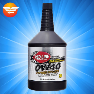 RED LINE �t�� 4T 0W-40 �����M�� ȫ�ϳ�ѩ��Ħ��܇�C�͝�����