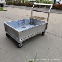 货物运输小推车搬运车平板拖车便携静音拉车家用超市快递车