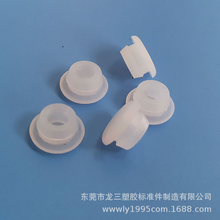 龙三塑胶厂供应 防水防尘硅胶塞T型胶塞X-10白色 黑色