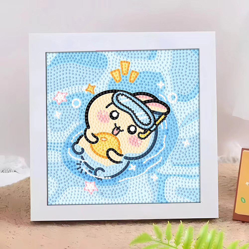 Diamante infantil DIY hecha a mano con material de marco paquete de dibujos animados Sanliou pegatinas de diamante regalo al por mayor pinturas de mampostería