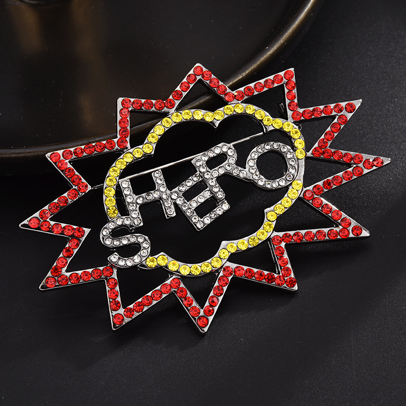 Elegant Pin Mouth Lips Flower Alloy Zircon Women's Silk Scarf Scarf Ring Corsage display picture 10