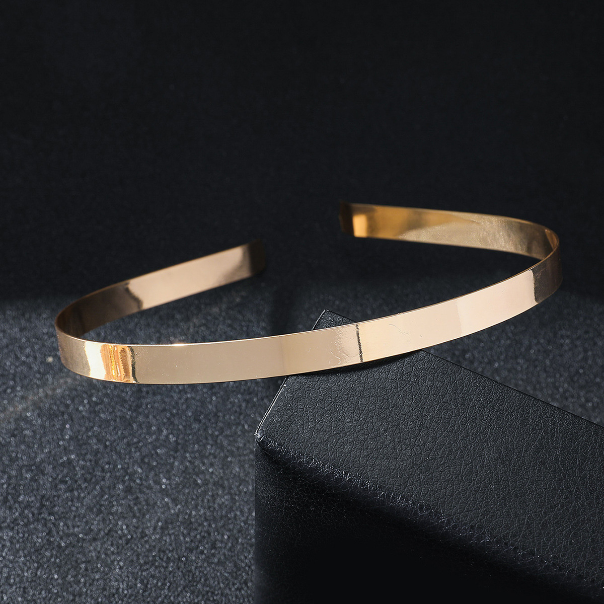 1cm / 0.4cm banda de cabello hebilla de cabeza DIY accesorios de joyería unidireccional simple banda de cabello material