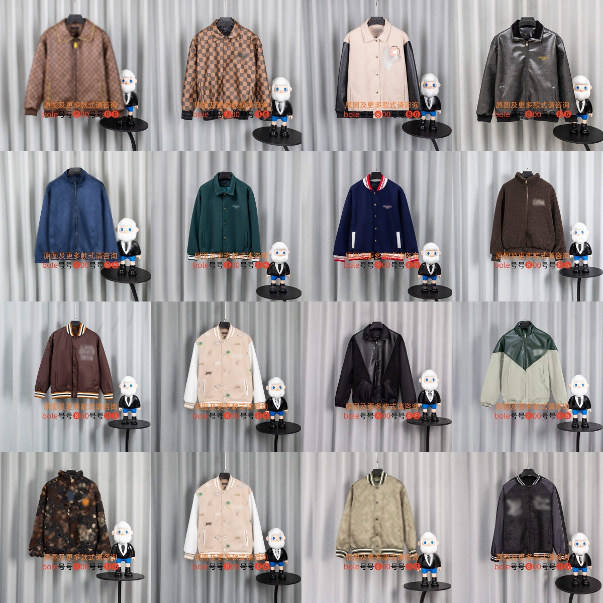 Cross-Border Trendy Brand Authentic High-Quality Version 26S New Cotton High-Density Heavy Embroidery Baseball Jacket