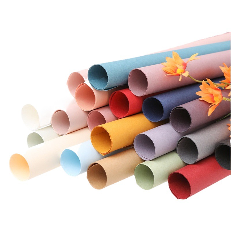 Papel de embalaje de papel Fenghua floristería arte floral diybag material de flores impermeable papel de embalaje de flores ins papel de embalaje de San Valentín