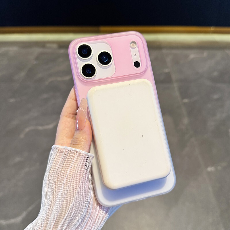 冰雾渐变磁吸适用iPhone17PROMAX磨砂手机壳苹果16高级感保护套15|undefined
