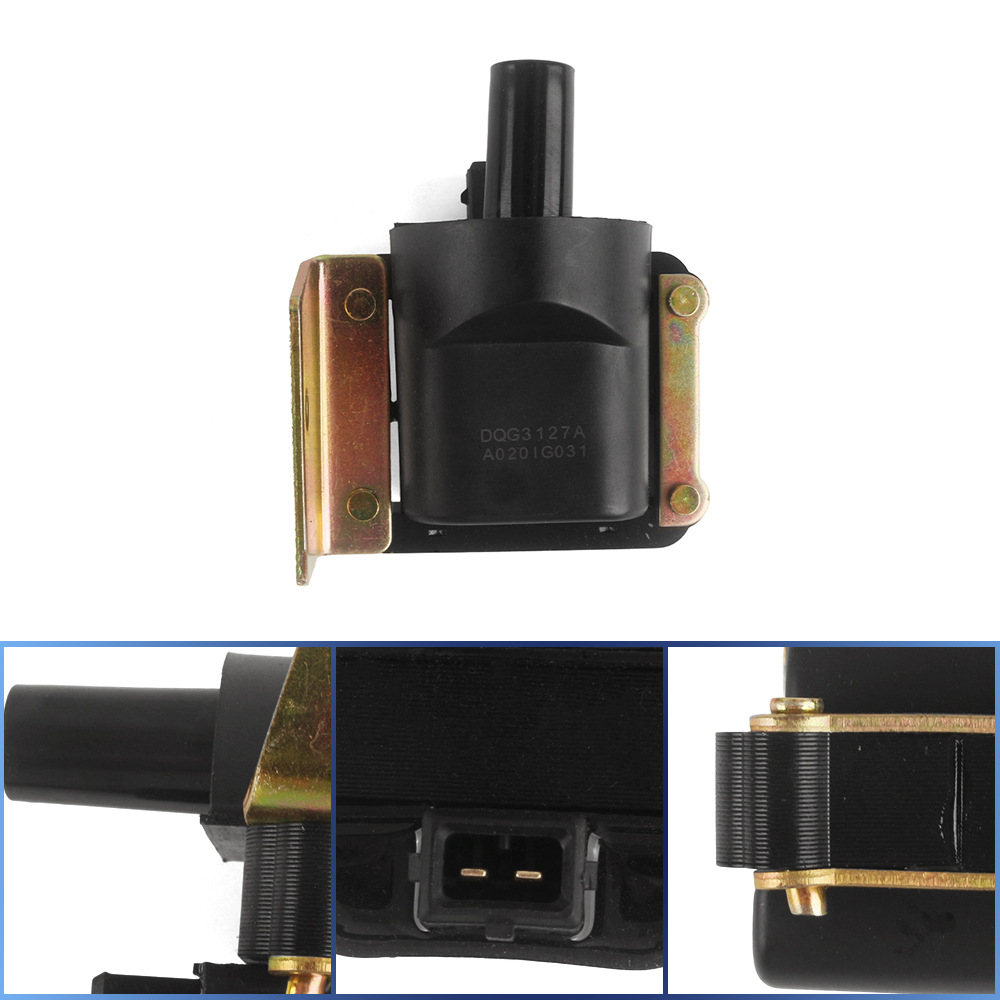 Es adecuado para la bobina de ignición de Changan Star 6350 DQG127A 465Q5 Xiali Geely de tres cilindros QQ paquete de alta tensión