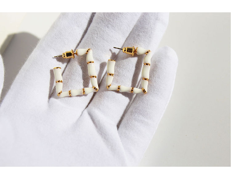 Fashion Geometric Copper Plating Ear Studs 1 Pair