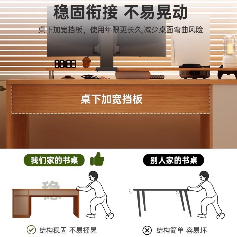 Mesa de estudio para estudiantes en el hogar dormitorio escritorio moderno escritorio dormitorio escritorio con cajón escritorio