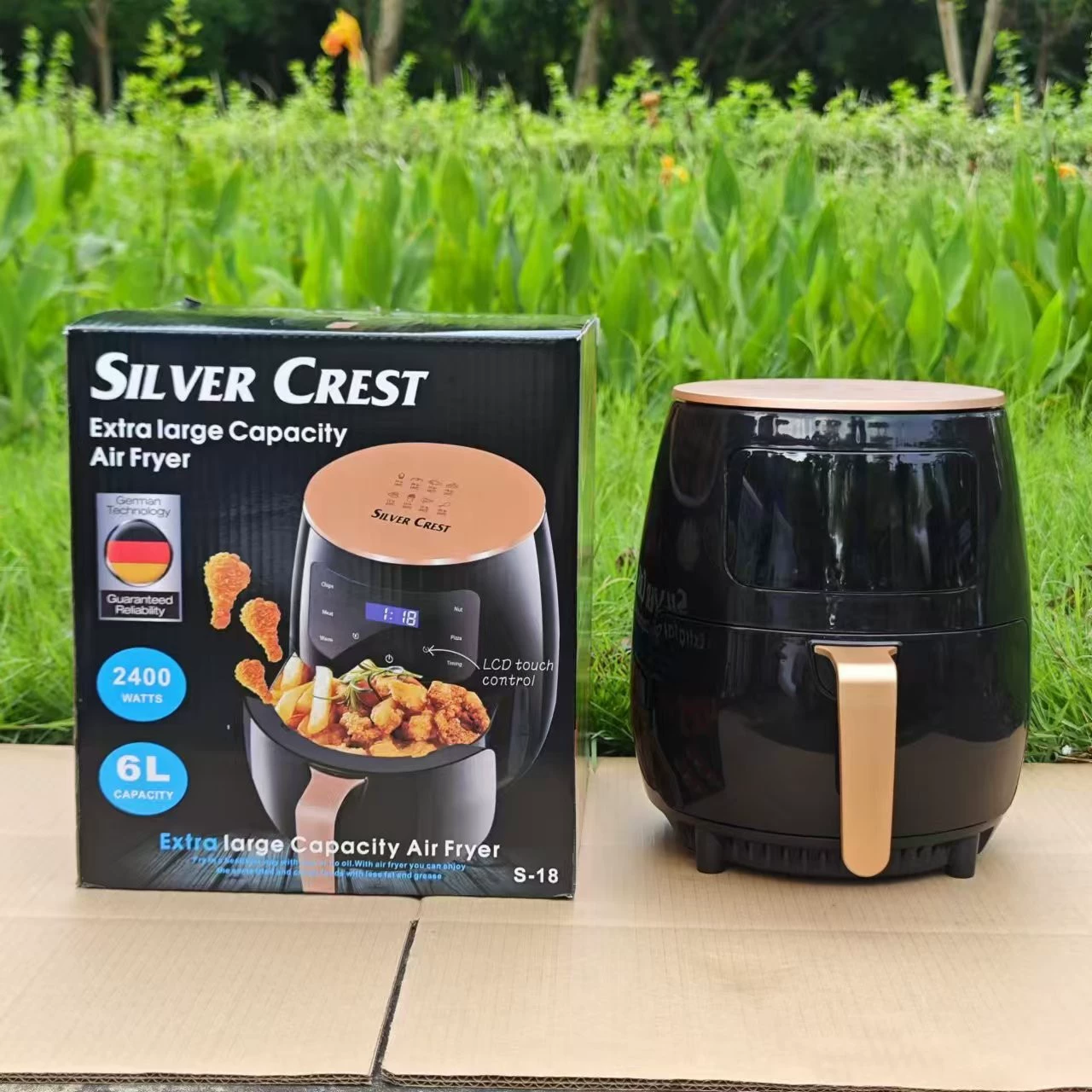 Новая фритюрница Air Fryer с большим объёмом для дома, многофункциональная сковорода для жарки, кросс-бордер поставка