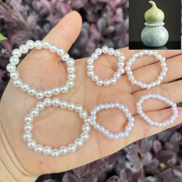 Beaded Pearl Bracelets, Handmade Tea Set Pendants, Gourd Ornaments, Hanging Accessories, Rotating Ornaments in Various Sizes