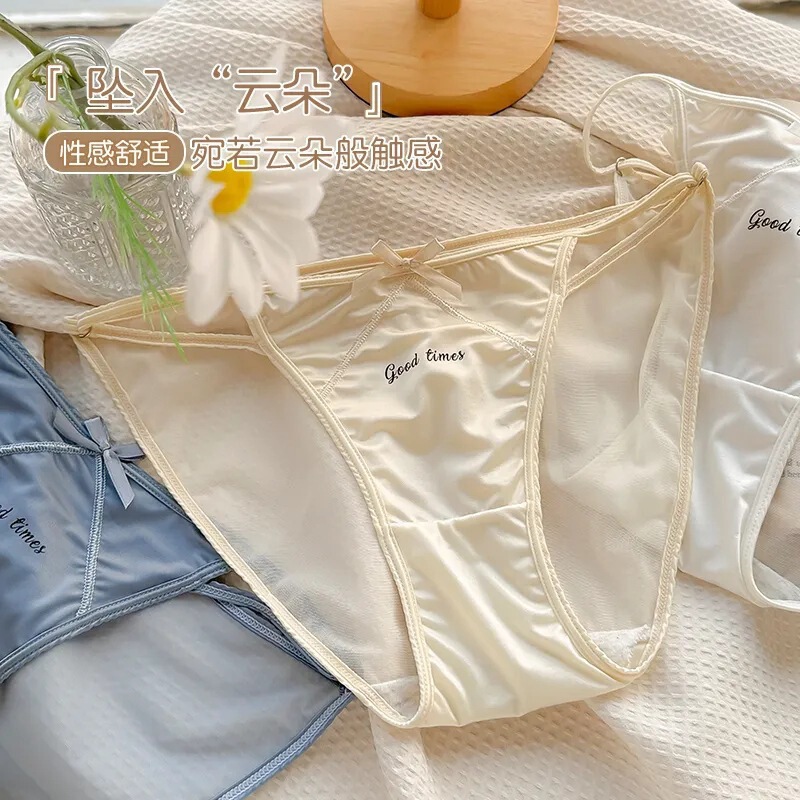 Women's Lace Sexy Low-Waist Thong Quick-Dry Fashion Panties Hot-Selling Seamless Thong