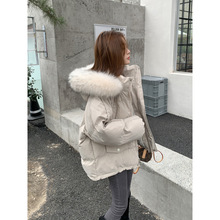 冬季2024羽绒棉服小个学生韩版宽松短款面包棉袄棉衣加厚外套ins