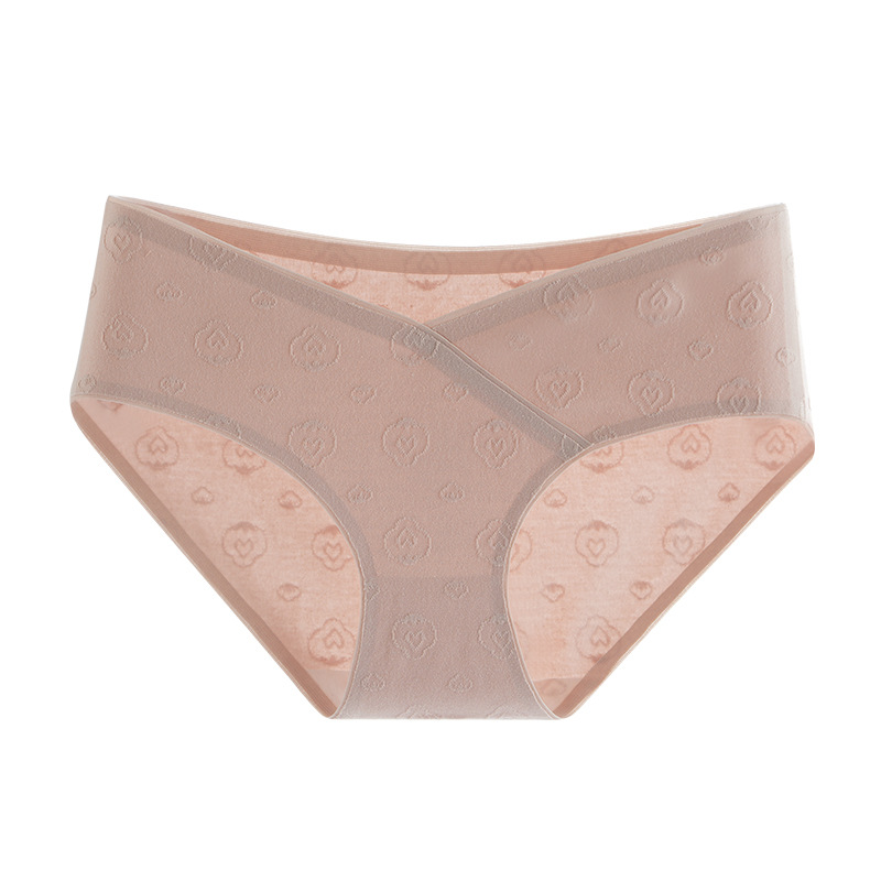 Ropa interior de las mujeres embarazadas verano fino algodón puro algodón antibacteriano embarazada temprano, medio y tarde cintura baja vientre soporte sin costuras más ropa interior de tamaño