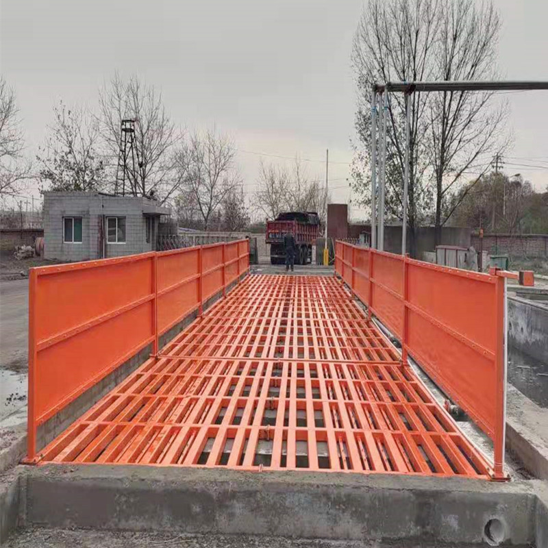 鲁鸿12米加长款工程洗车机 车辆冲洗设备 建筑工地洗车台