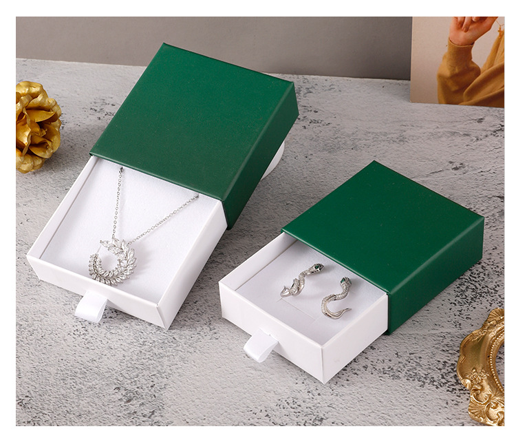 1 Piece Paper Elegant Simple Style Daily Date Solid Color Jewelry Boxes display picture 7