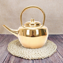 全铜长嘴烧水铜壶家用加厚热水壶茶壶餐厅老式火锅加汤壶厂家批发