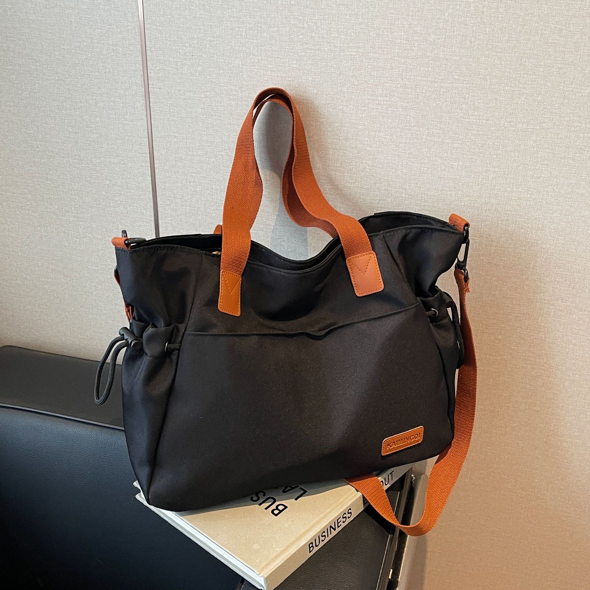 Large Canvas Tote Bag For Women, Simple Shoulder Bag For Work_voghion.com