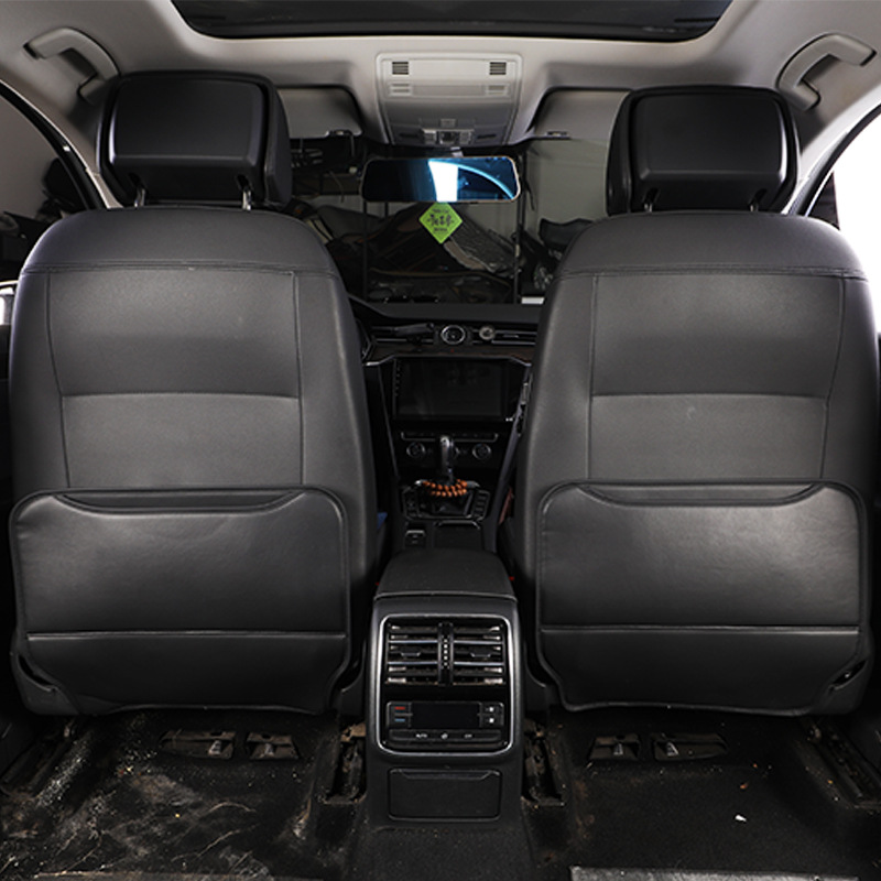 Car seat back anti-kick pad, universal rear seat anti-kick pad, child protection pad, storage bag, car anti-kick pad