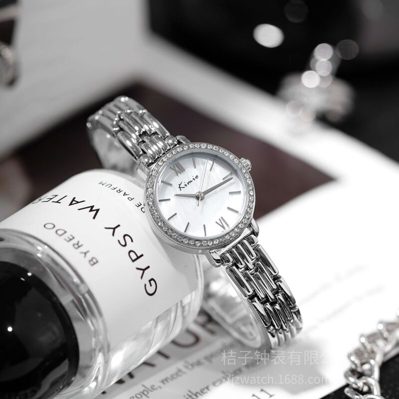 Jinmiou KIMIO watch women's fritillary small silver watch niche women's light luxury bracelet watch women's high-looking women's watch