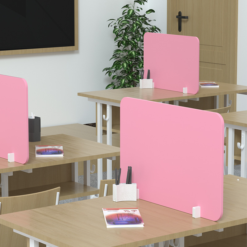 Isolation and protection board on the desk student examination office desktop partition board anti-droplet screen canteen table partition