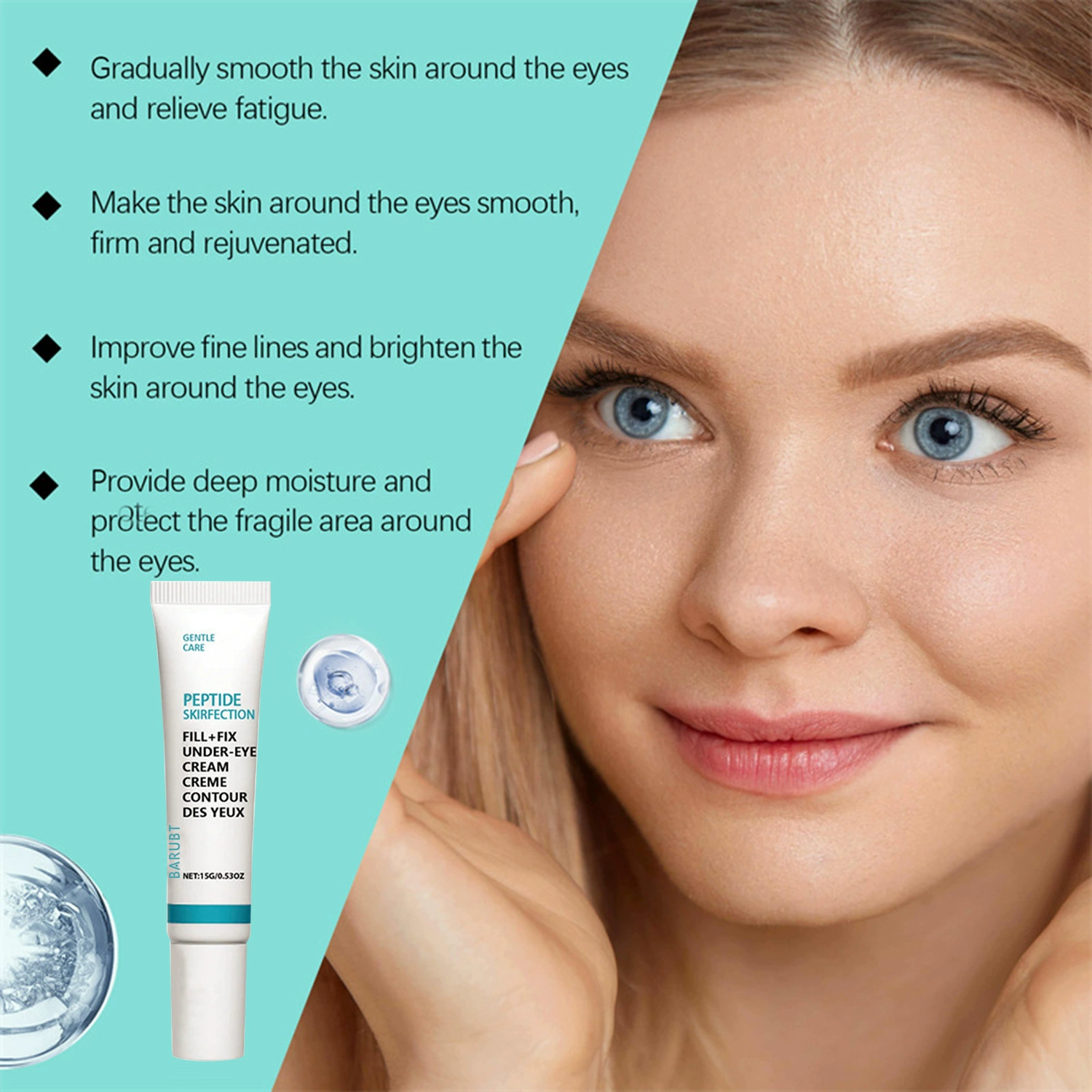 Кросс-борт Pepti-de Skinjection Fill + Fix Крем для вокруг глаз