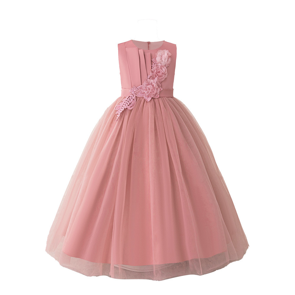 2026 nuevo vestido de niñas vestido de princesa sin mangas vestido de piano vestido de diseño vestido de bebé