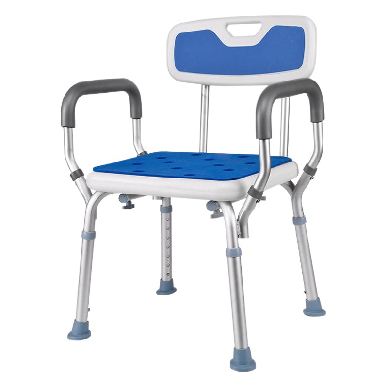 Kangxing factory direct anti-rust aluminum alloy bath chair shower chair bathroom bathroom shower chair stool