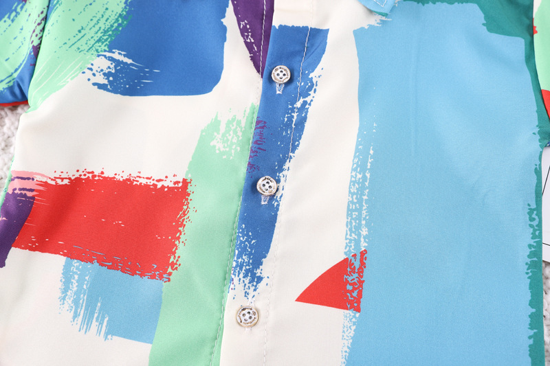 Ensemble Tenue Été Garçon T-shirt Et Short Pour Tout-petits_voghion.com