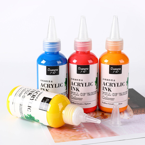 Acrylic Markers Water-Soluble Ink Paint 120ml Children's Art Drawing Doodle Acrylic Pen Refill