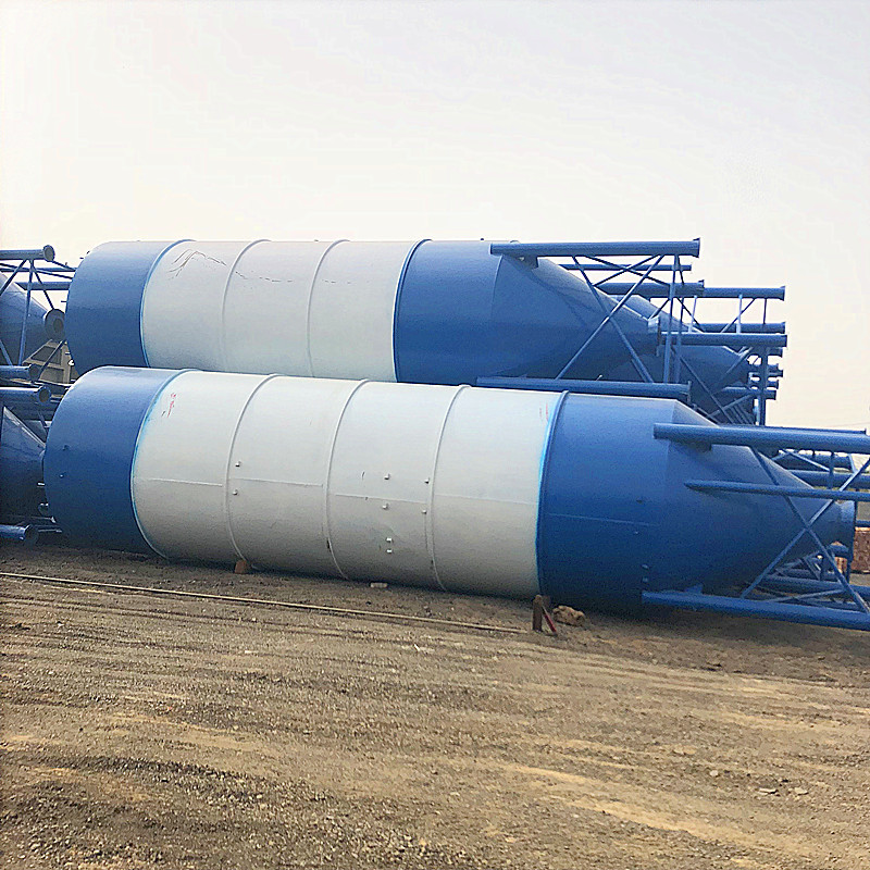 customized Produce Architecture Mixing Station bulk cement vertical 150 cement Stainless steel lining