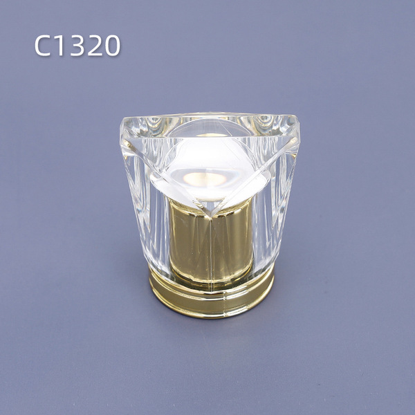 transparent glass perfume